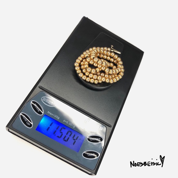 🚫SOLD•ATX🚫 1900s Victorian Gold Bead Necklace - Picture 7 of 8